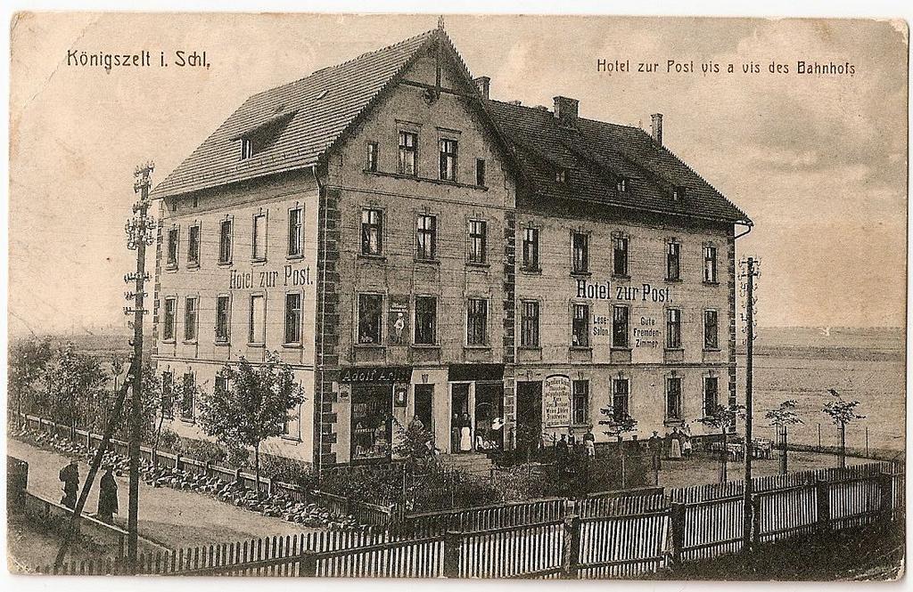 215. Pocztówka – „Hotel Zur Post” w Königszelt