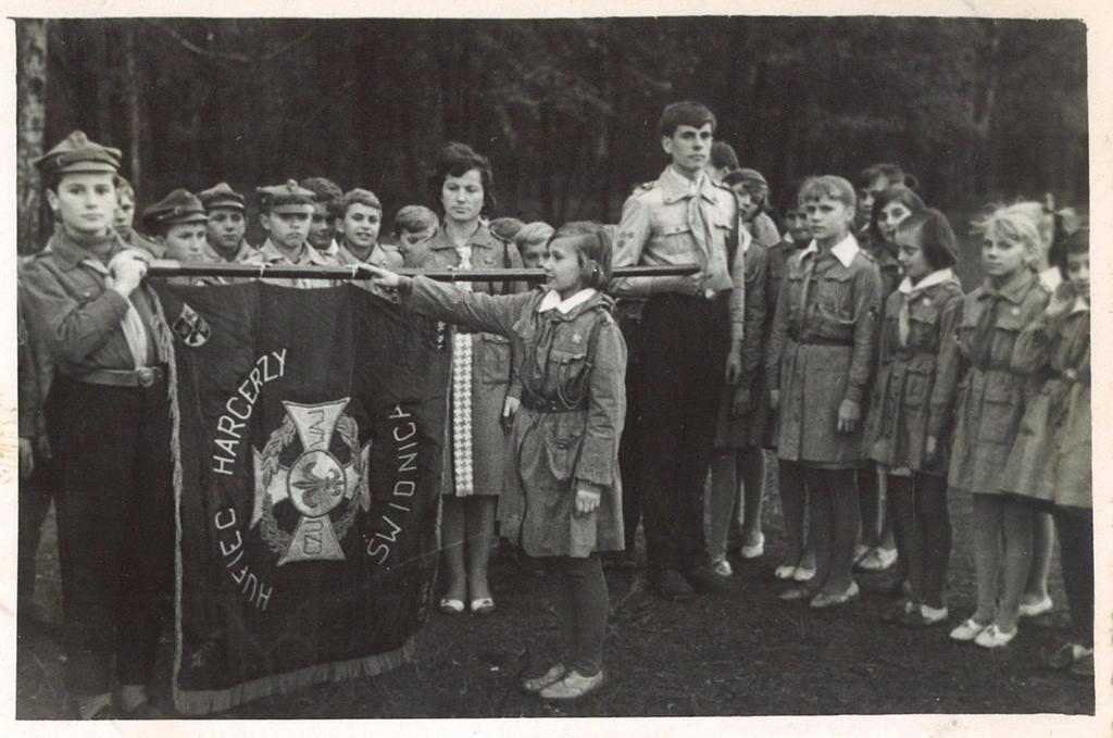 179. Fotografia – Ślubowanie harcerskie, 1962