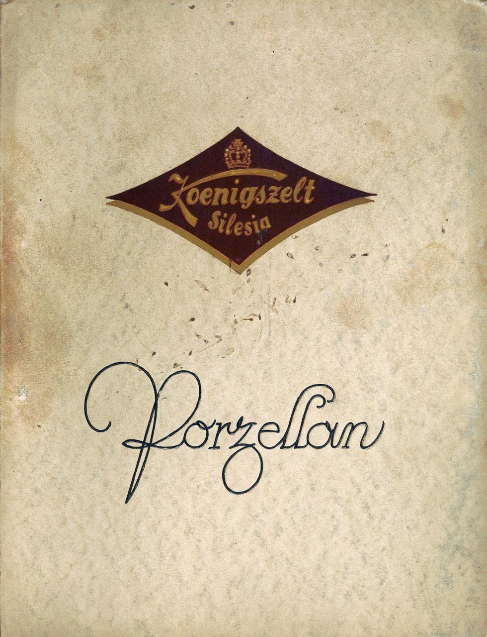 335. Reklama – Katalog wyrobów Porzellanfabrik Königszelt, 1927