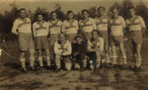 Piłkarze KS Unia w Jaworzynie Śląskiej 1952 r.