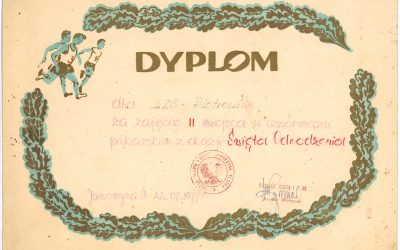 432. Dyplom – LZS Piotrowice Świdnickie za zajęcie II miejsca w czwórmeczu piłkarskim